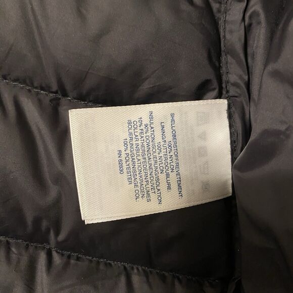 Lands' End Puffer Jacket Goose Down Women S Black Quilted Lightweight - Picture 10 of 10